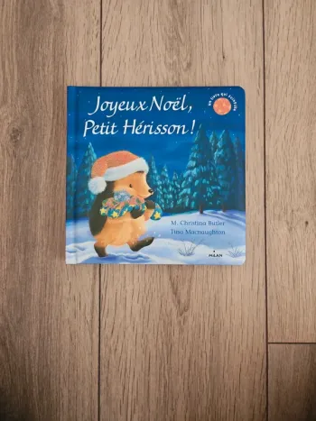 Livre "joyeux Noël petit hérisson"