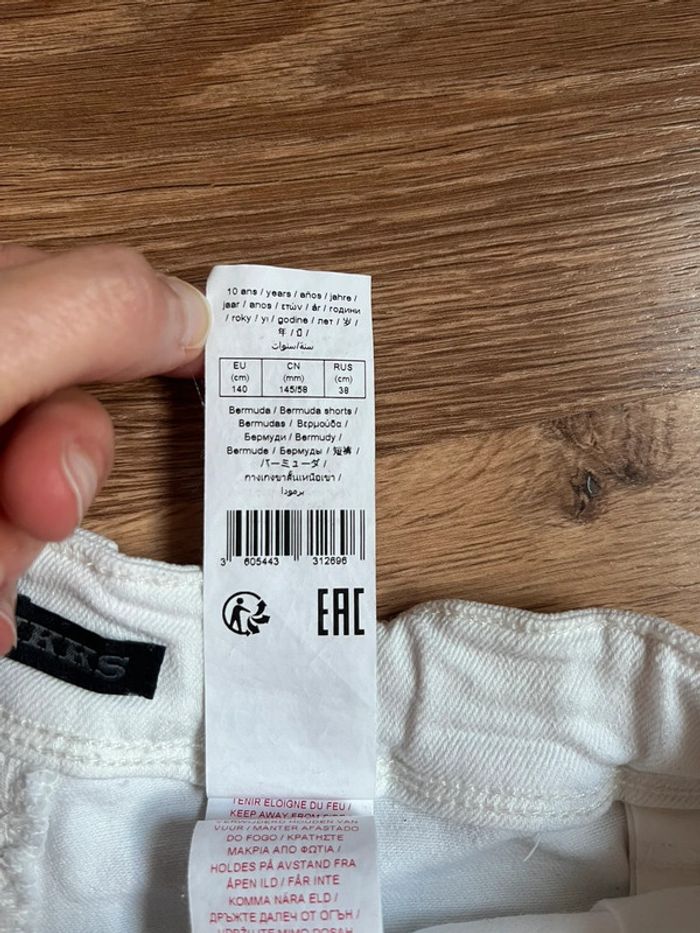 Short blanc fille Ikks 10 ans - photo numéro 6