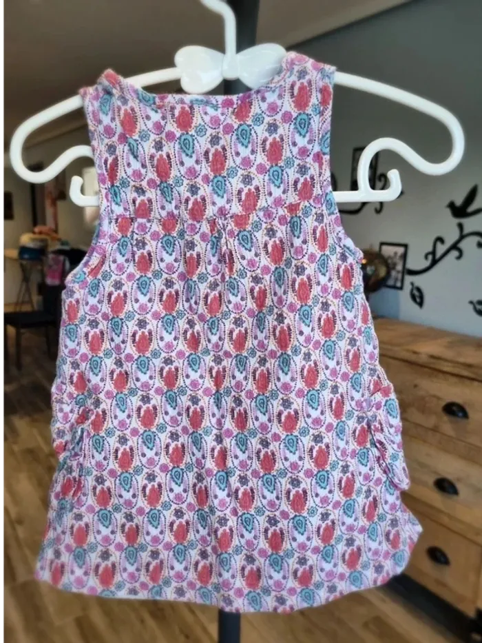 Robe été fille 6 mois p'tit bisou - photo numéro 3