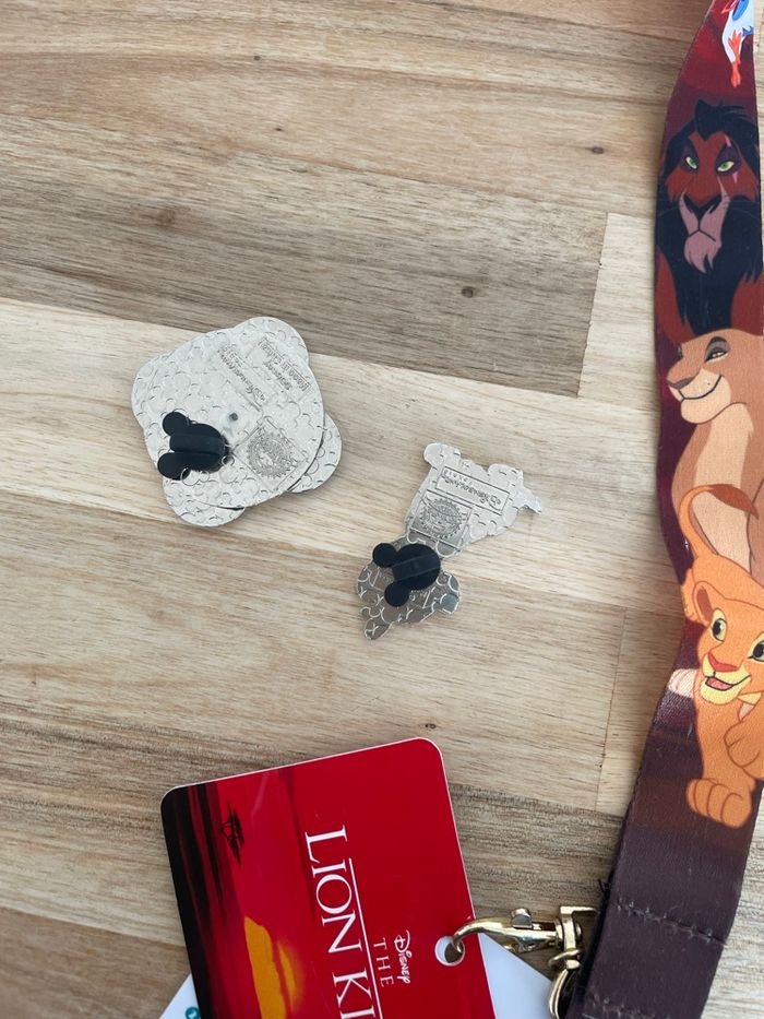 ❤️💛Ensemble pins et tourde cou Disney Disneyland Paris 💛❤️ - photo numéro 2