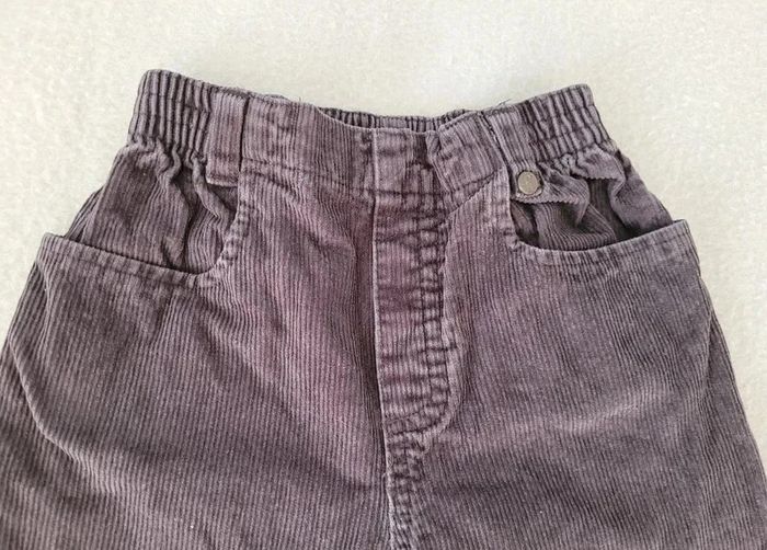 pantalon grain de blé en velours 18 mois - photo numéro 3