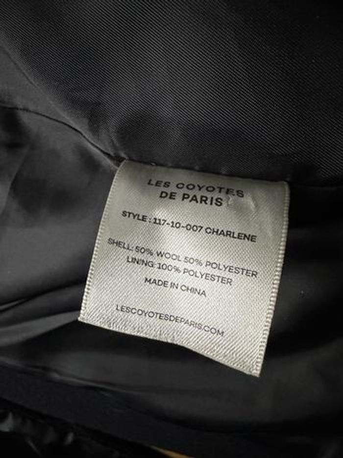 Manteau laine marine Les Coyotes de Paris T.12 ans - photo numéro 10
