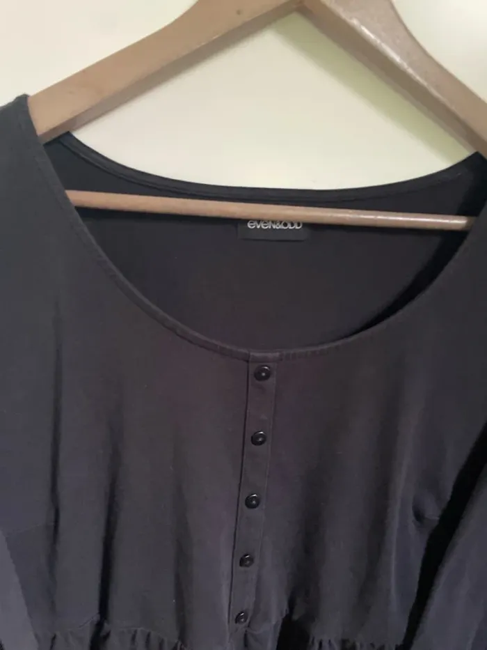 Blouse noire en coton taille 50 / even&odd - photo numéro 4