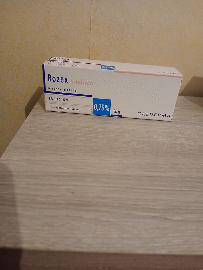 Crème pour la rosacée