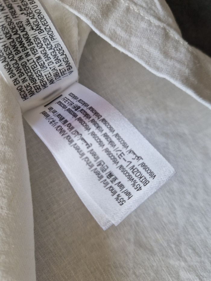 Chemise lin taille M Bershka comme neuve - photo numéro 4