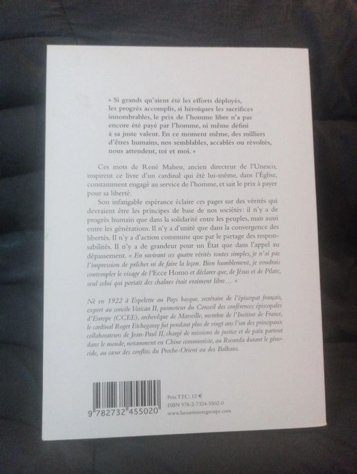 Cardinal Roger Etchegaray - L'homme à quel prix ? - photo numéro 2