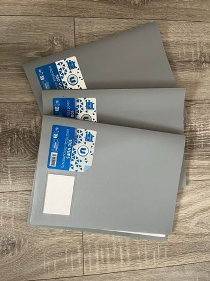 Lot de 3 Protège document