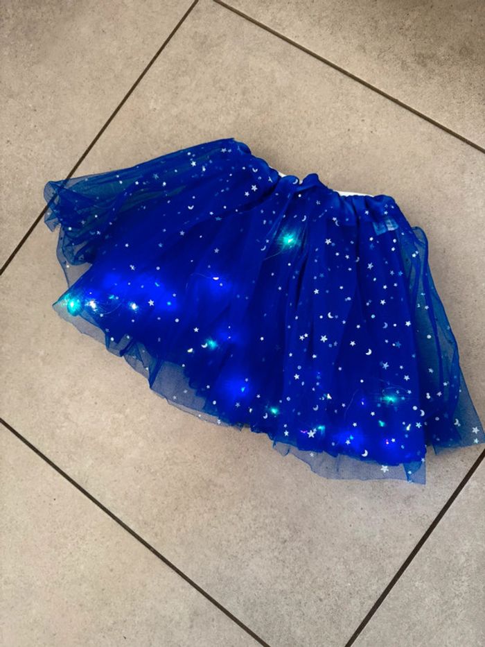 Jupe lumineuse lumière led bleu