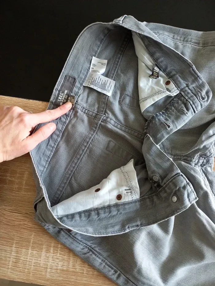 Jean's homme gris clair H&M T.40 - photo numéro 7
