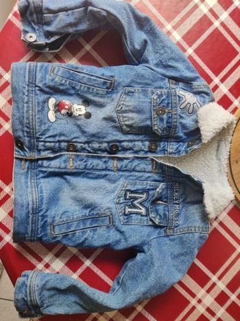 Veste en jean intérieur tout doux molletonné