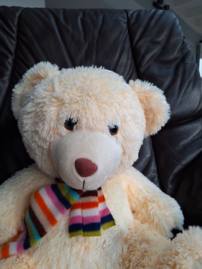 Superbe ours peluche 45 cm - photo numéro 3