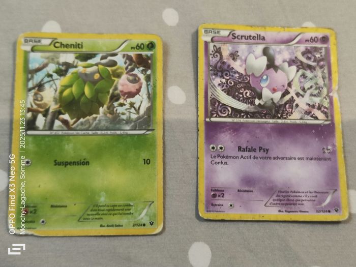 Lot 2 Cartes Pokémon base 2016