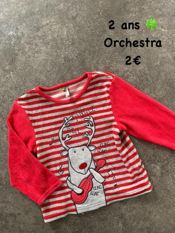 Haut de pyjama 🍀 24 mois 🍀 Orchestra