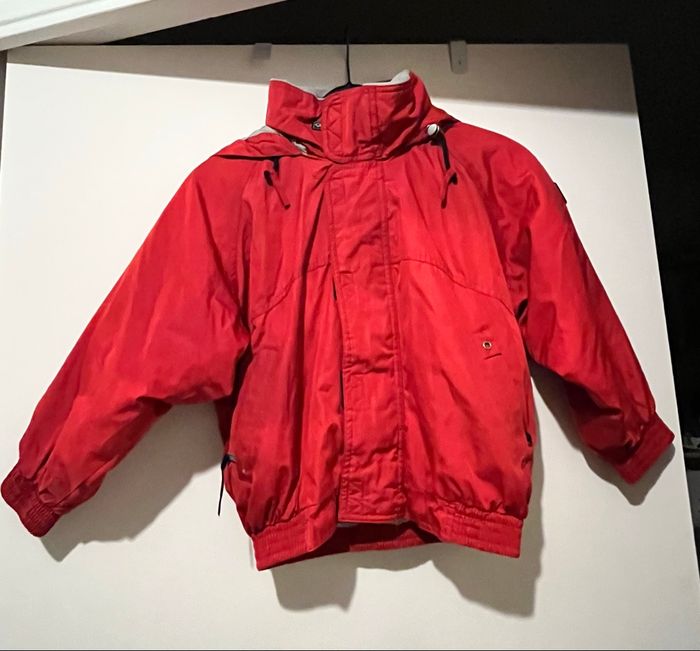 Blouson de ski Quechua 8 ans rouge