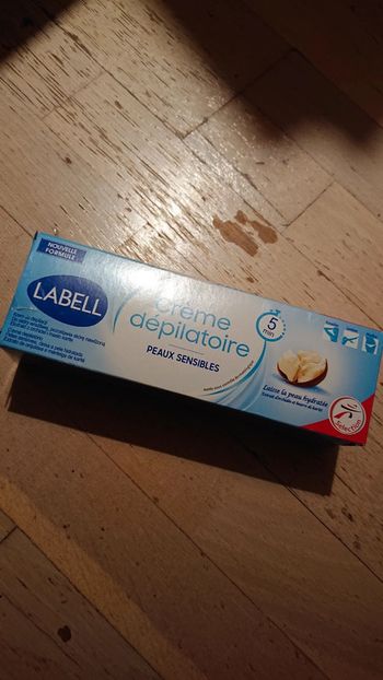 Crème dépilatoire peau sensibles "labell"