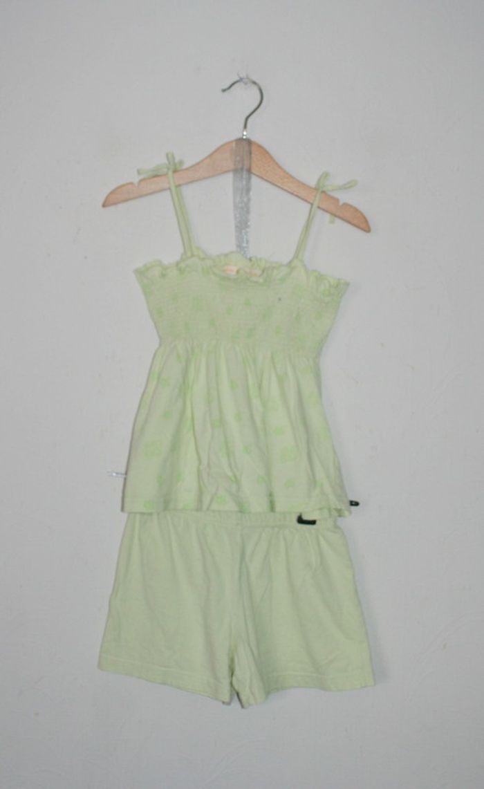 Pyjashort vert clair Petite penderie de Nuit 5 ans