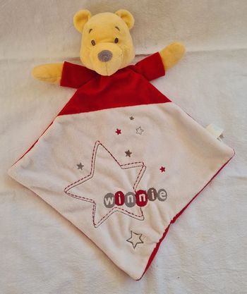 Doudou losange Winnie L'ourson - Etoiles - Disney