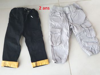 2 pantalons 24 mois 2 ans