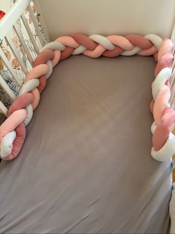 Tour de lit tressé 200 cm bébé