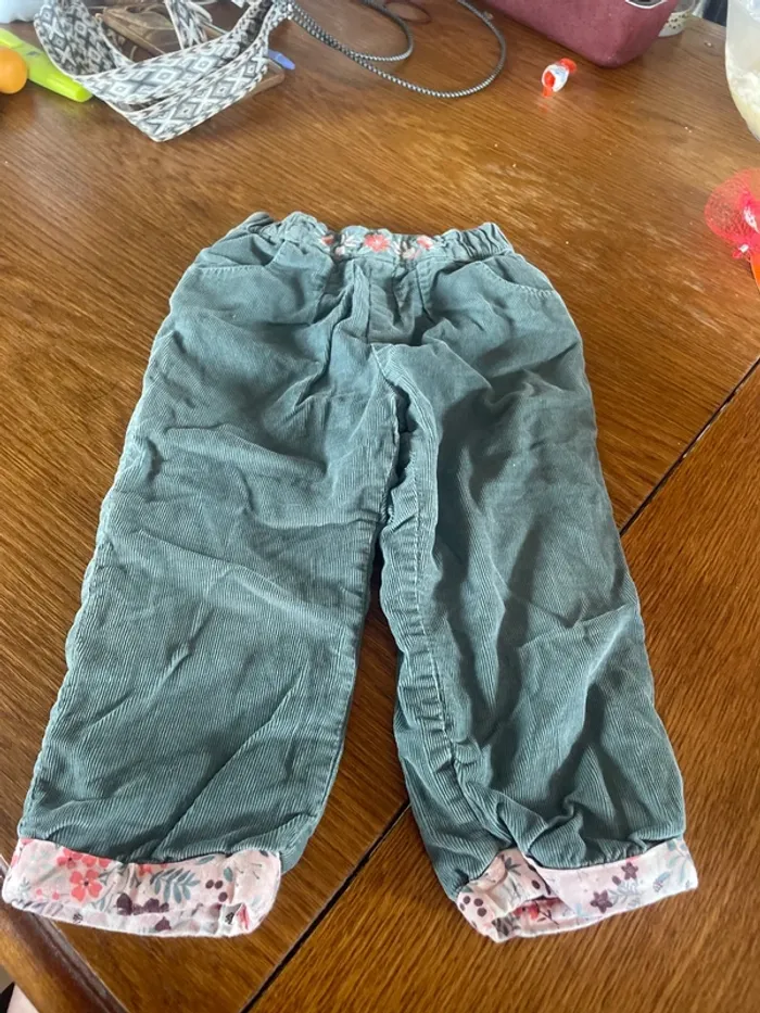 pantalon verlours polaire
