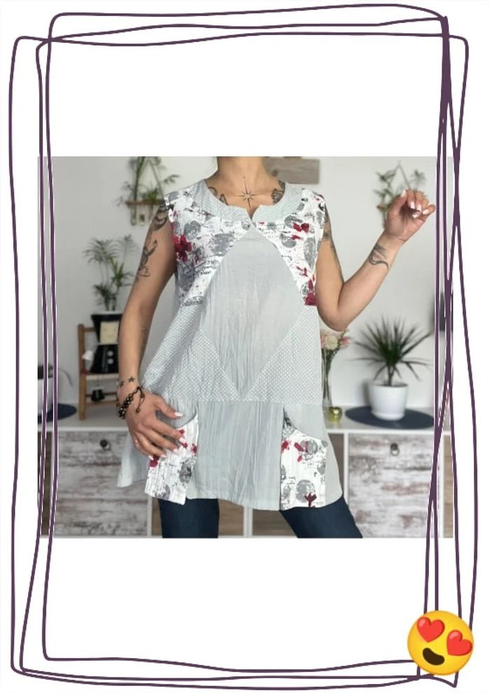 Blouse sans manches taille 50/52 - vetistyle