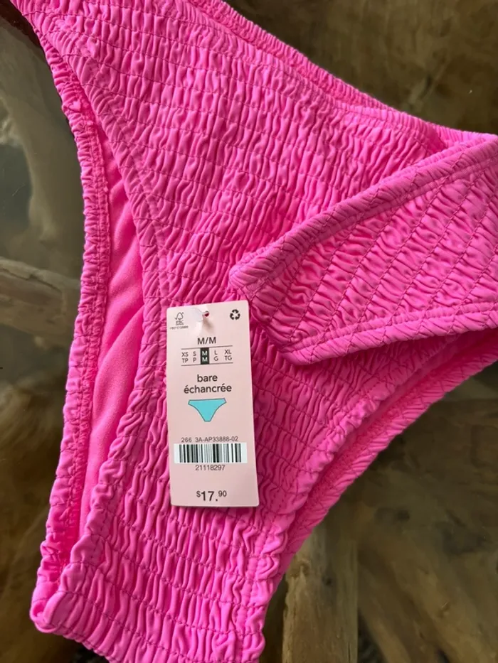 Bas de maillot de bain rose Ardene M - photo numéro 4