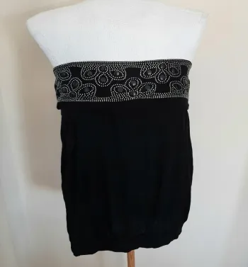 Bustier strass et perles taille S/M