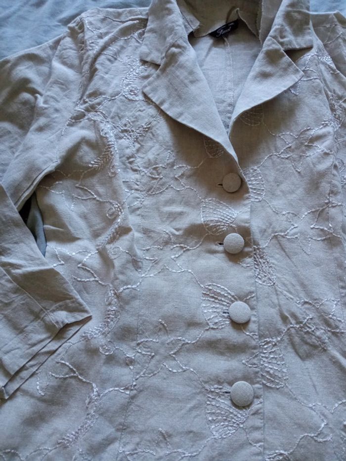 Veste en lin T3 faust - photo numéro 3