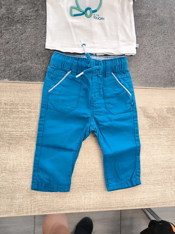 Ensemble 2 pièces garçon 3 mois obaibi - photo numéro 3