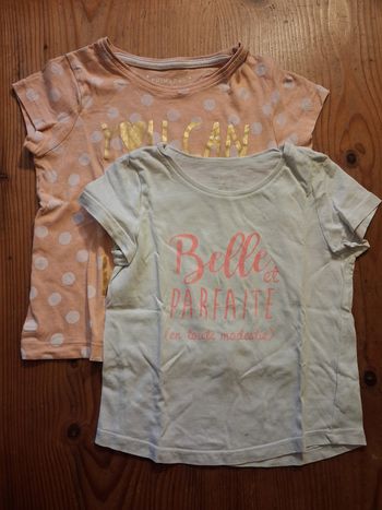 T.shirt fille - 3/4 ans - Différentes Marques
