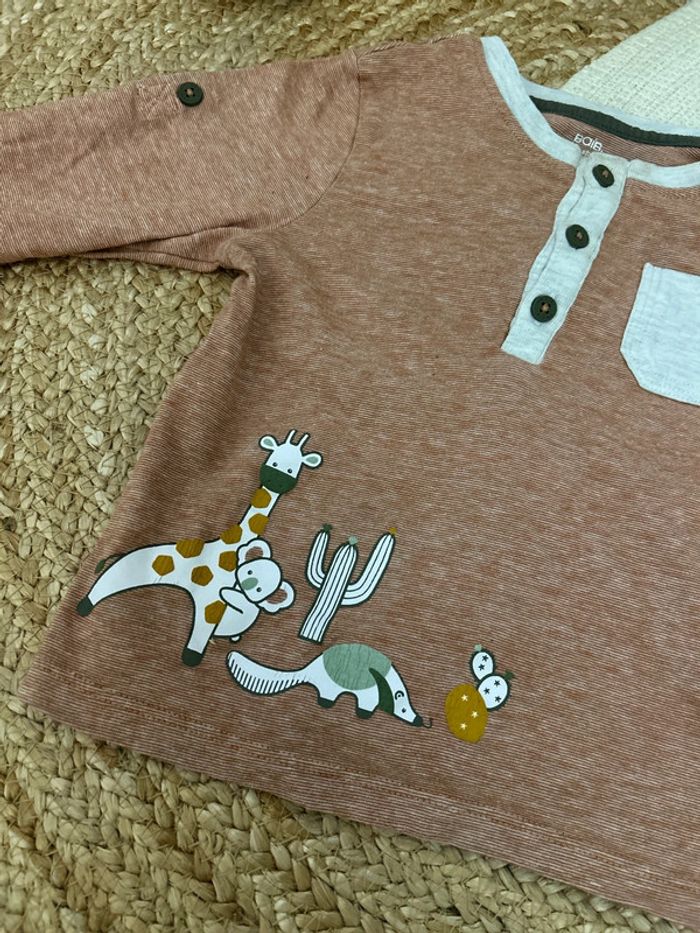 T shirt manches longues obaibi 18-24 - photo numéro 5