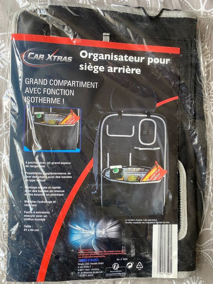 NEUF : Organisateur de siège de voiture.