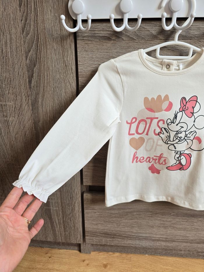 Vêtement Bébé Fille - T-shirt/ Haut Minnie - Disney - 18 mois 81 cm - photo numéro 3