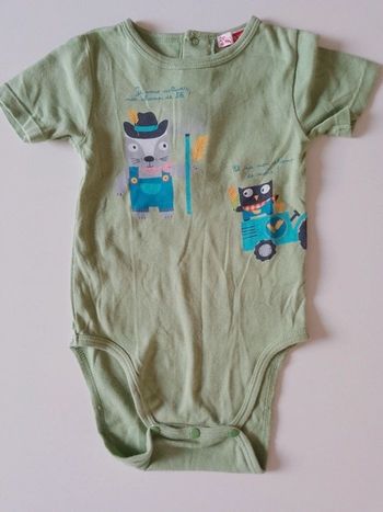 Body manches courtes 18 mois DPAM