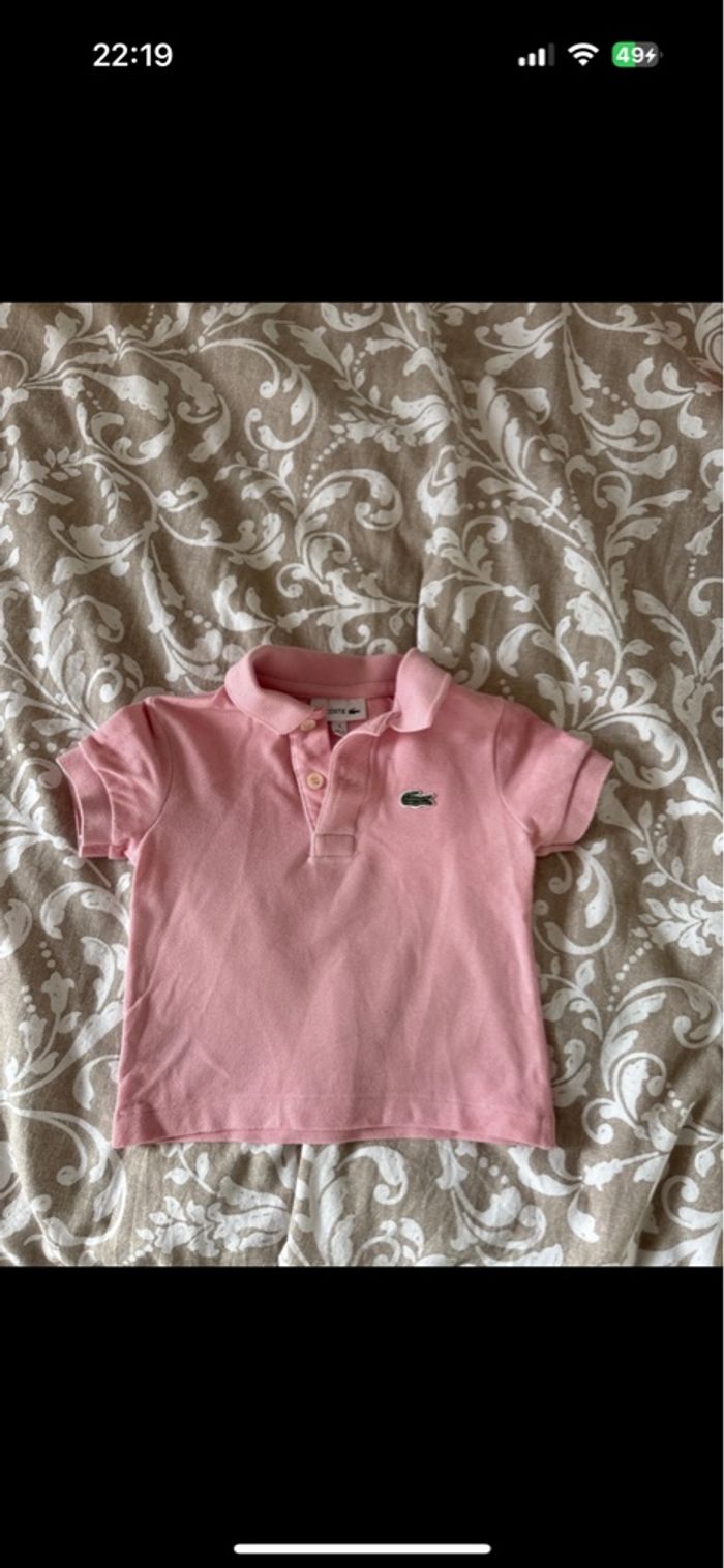polo lacoste fille