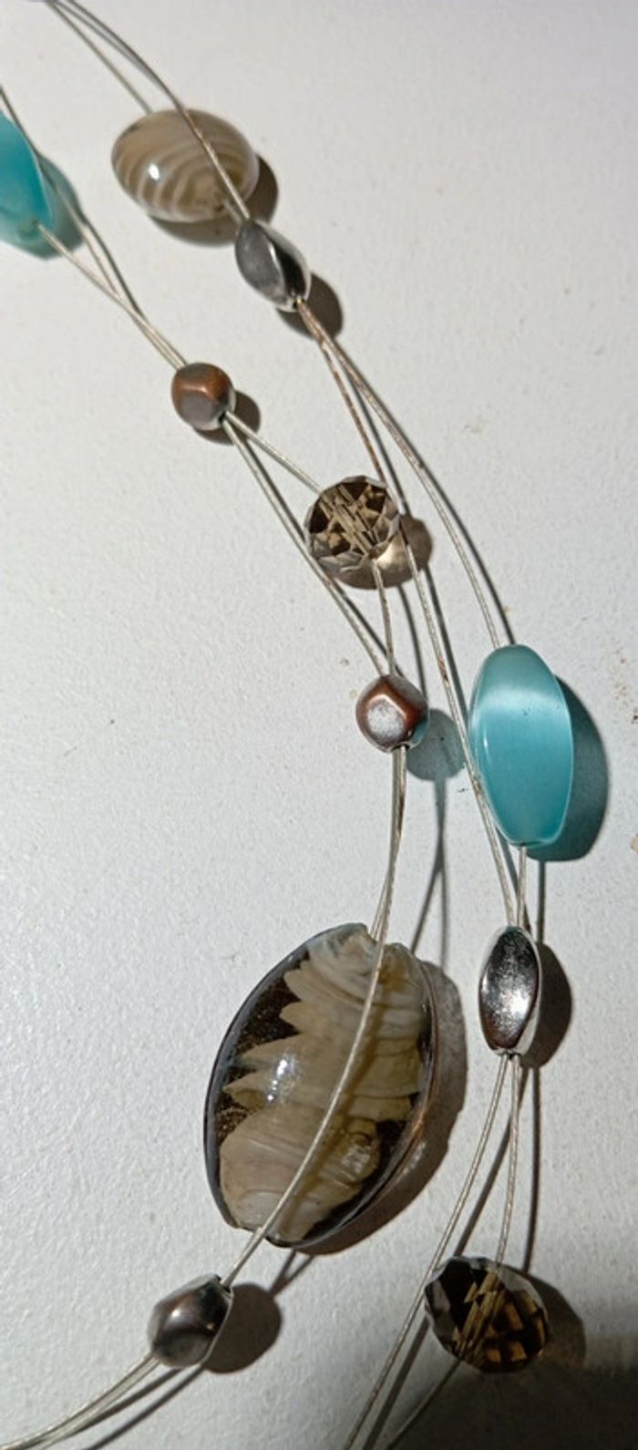 Collier perles en verre - photo numéro 4