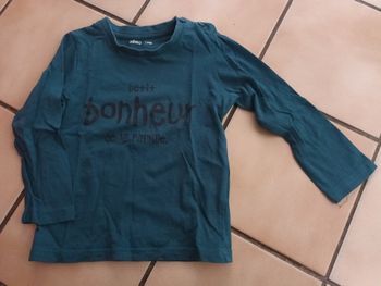 T-shirt manches longues 24 mois