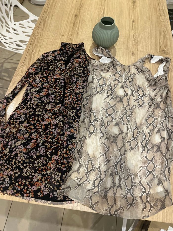 Lot 2 robes taille M en parfait état, peu portée.