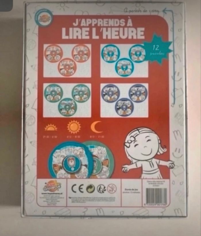 Jeu J’apprends à lire l’heure très bon état à partir de 5 ans - photo numéro 8