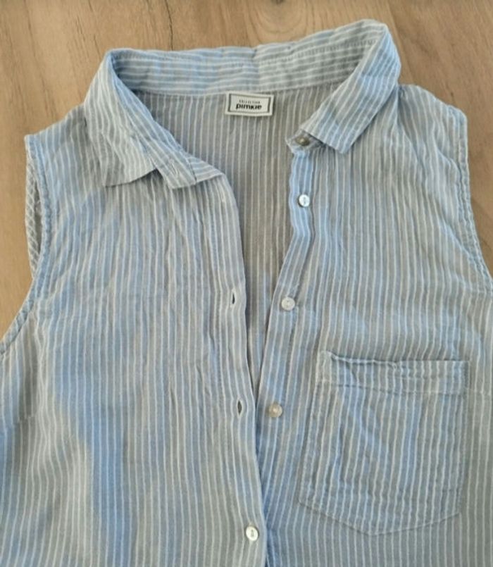 Chemise sans manches à nouer - photo numéro 2