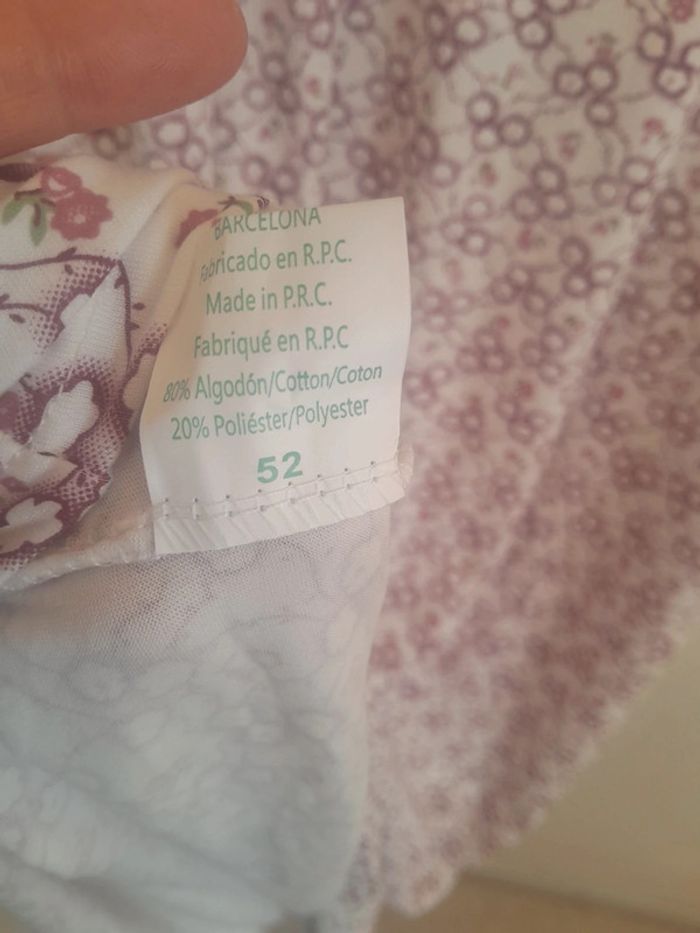 Robe de chambre fleurie taille 42💞 - photo numéro 5