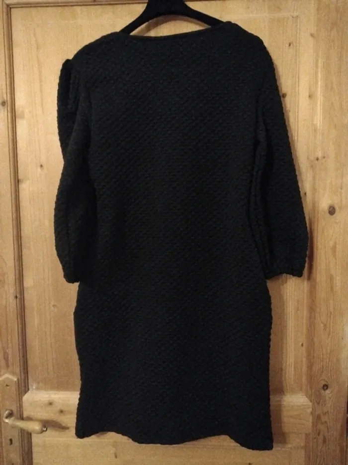Robe Noire Unie Femme Neuve - photo numéro 5