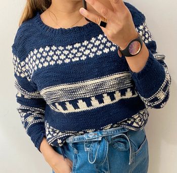 Pull avec Frange Taille L
