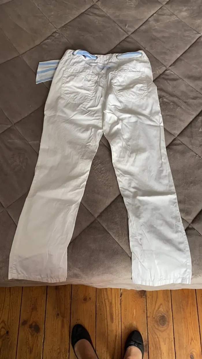 Pantalon blanc Jean Paul Gaultier - photo numéro 5
