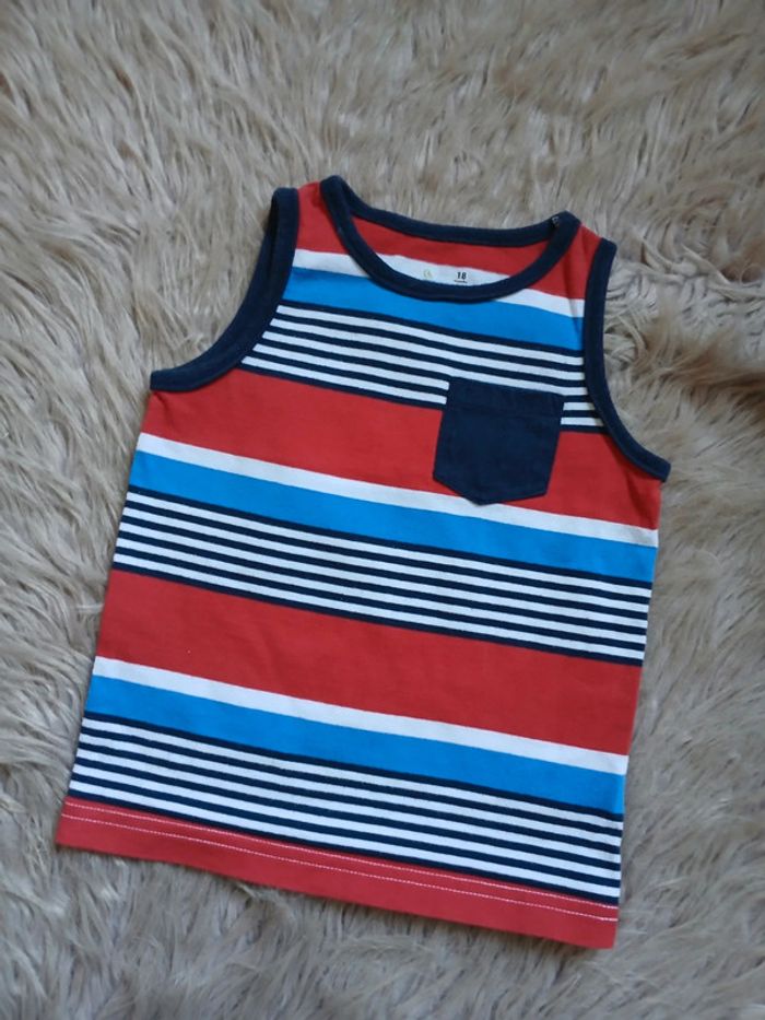 Débardeur garçon Jumping Beans taille 18 mois