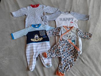 Lot 4 pyjamas hiver 3 mois