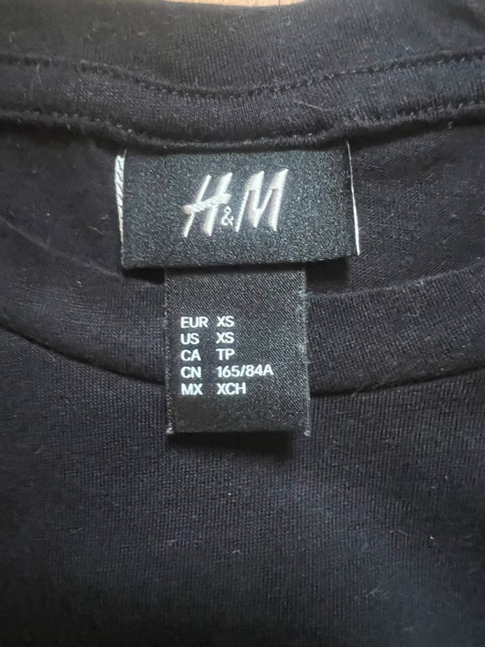 Tee-shirt homme H&M taille S noir - photo numéro 4