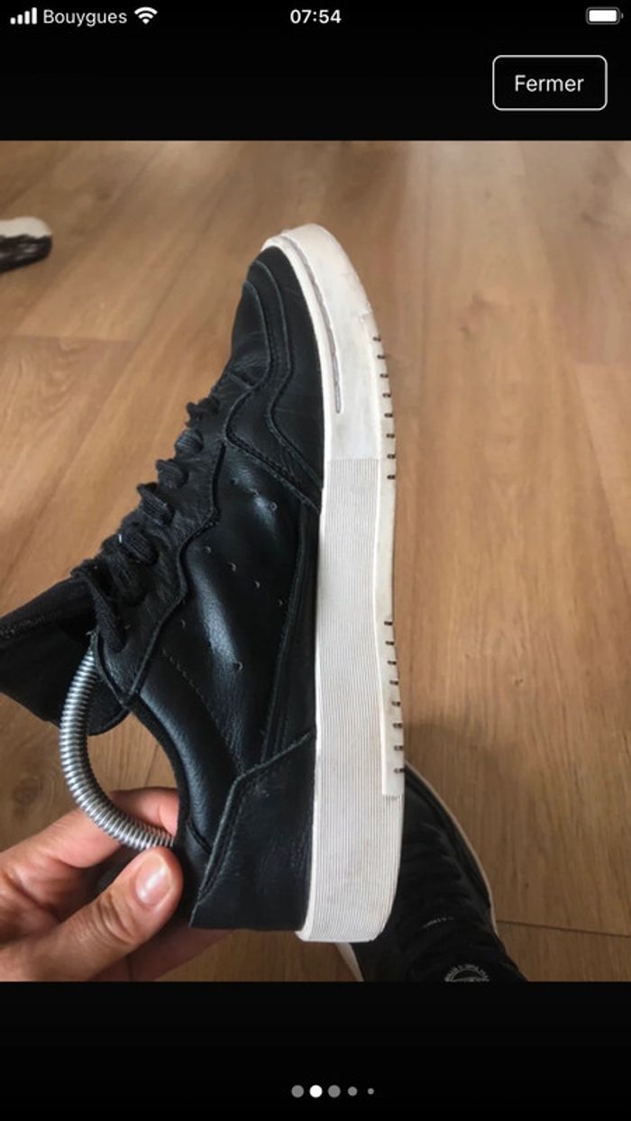 Baskets homme en cuir Adidas - photo numéro 6