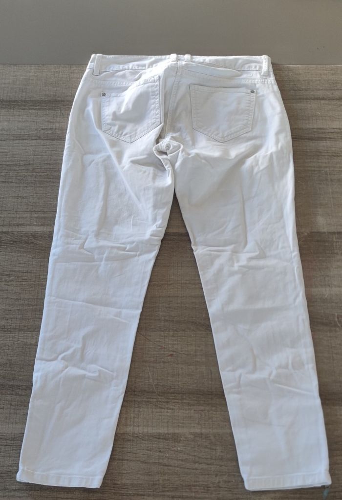 Jean blanc Kookaï femme Taille36 – coupe classique – bon état - photo numéro 4