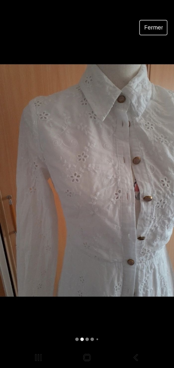 Belle Tunisie zara t xs peut s nid d'abeille blanche - photo numéro 2